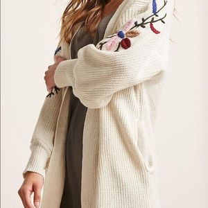 Embroidered Cardigan